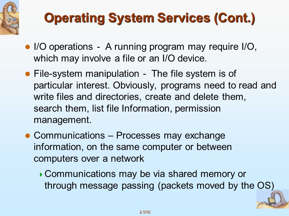 Operating System - Services